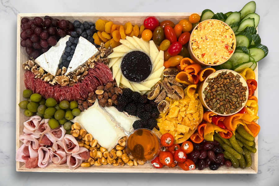 The image is of the Cream of the Crop XL catering platter.